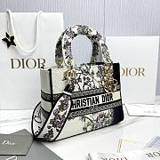 Fortok Dior D-Lite Flower Canvas 24x20x11cm - 4
