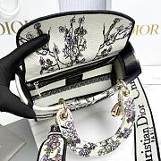 Fortok Dior D-Lite Flower Canvas 24x20x11cm - 3