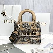 Fortok Dior D-Lite Trees Brown Canvas 24x20x11cm  - 1