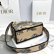 Fortok Dior D-Lite Trees Brown Canvas 24x20x11cm  - 6