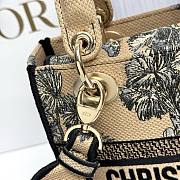 Fortok Dior D-Lite Trees Brown Canvas 24x20x11cm  - 4