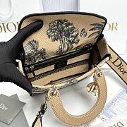 Fortok Dior D-Lite Trees Brown Canvas 24x20x11cm  - 2