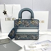 Fortok Dior D-Lite Trees Blue Canvas 24x20x11cm - 5