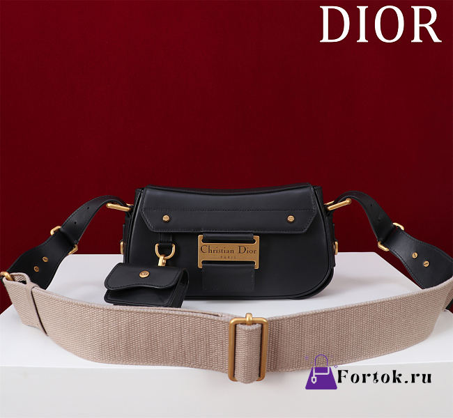 Fortok Dior Streetchic Bag Black 24×12.5×5cm - 1