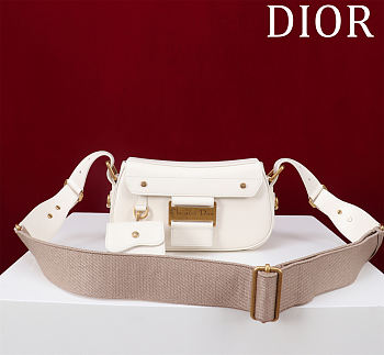 Fortok Dior Streetchic Bag White 24×12.5×5cm