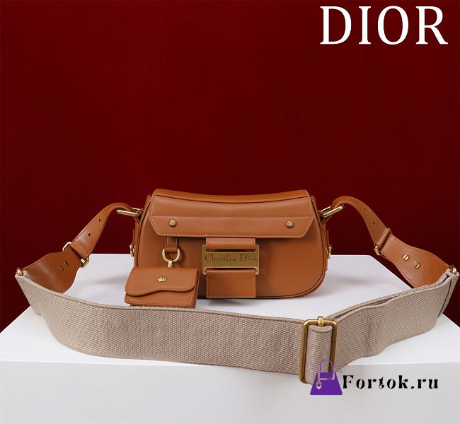 Fortok Dior Streetchic Bag Brown 24×12.5×5cm - 1