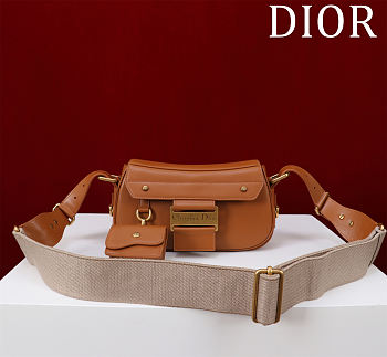 Fortok Dior Streetchic Bag Brown 24×12.5×5cm