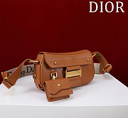 Fortok Dior Streetchic Bag Brown 24×12.5×5cm - 2