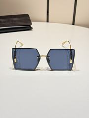 Fortok Dior Square Sunglasses Blue - 1