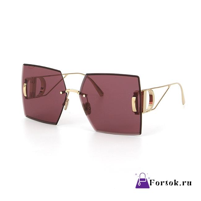 Fortok Dior Square Sunglasses Pink - 1