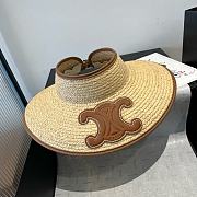 Fortok Celine Sun Hat Raffia Brown  - 1