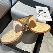 Fortok Celine Sun Hat Raffia Brown  - 6