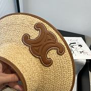 Fortok Celine Sun Hat Raffia Brown  - 3
