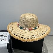 Fortok Miu Miu Raffia Bucket Hat  - 1