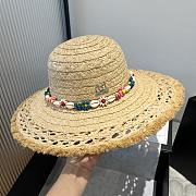 Fortok Miu Miu Raffia Bucket Hat  - 5