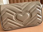 Fortok Gucci Marmont Beige 16.5x10.2x5.1cm - 2