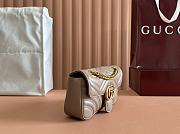Fortok Gucci Marmont Beige 22*13*6cm - 5