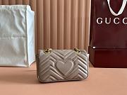 Fortok Gucci Marmont Beige 22*13*6cm - 2