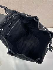 Fortok Prada Canvas drawstring duffle bag Black 34x55x34cm - 4