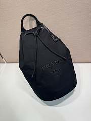 Fortok Prada Canvas drawstring duffle bag Black 34x55x34cm - 3