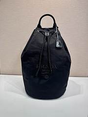 Fortok Prada Canvas drawstring duffle bag Black 34x55x34cm - 2