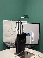 Fortok Prada Crossbody Bag Black 10.5x18x3cm - 6