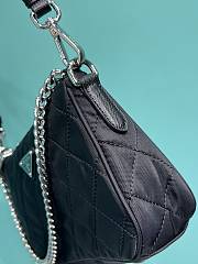 Fortok Prada 2way Quilted Shoulder Bag Black 25X14X6.5cm - 6