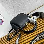 Fortok Prada Leather mini handbag With Strap Black 18*19.5*9cm - 5