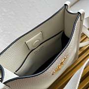 Fortok Prada Leather mini shoulder bag White 20*19*6cm - 4