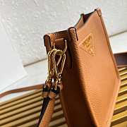 Fortok Prada Leather mini shoulder bag Caramel 20*19*6cm  - 4