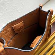 Fortok Prada Leather mini shoulder bag Caramel 20*19*6cm  - 3