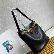 Fortok Prada Bucket bags Black 6.5cm*29cm*18cm   - 3