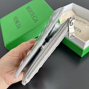 Fortok Bottega Veneta Wallet Silver 14.5x9.5 cm - 5