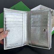 Fortok Bottega Veneta Wallet Silver 14.5x9.5 cm - 2