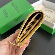 Fortok Bottega Veneta Wallet Gold 14.5x9.5 cm - 4