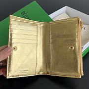 Fortok Bottega Veneta Wallet Gold 14.5x9.5 cm - 2