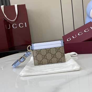 Fortok Gucci Card Holder Monogram 7 x 10 cm