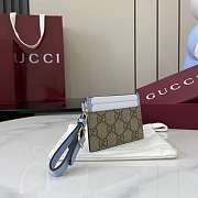 Fortok Gucci Card Holder Monogram 7 x 10 cm - 5
