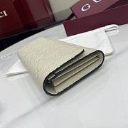 Fortok Gucci Long Wallet Off-White 19 x 10 x 2.5 cm - 6