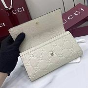Fortok Gucci Long Wallet Off-White 19 x 10 x 2.5 cm - 4