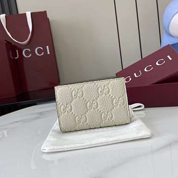 Fortok Gucci Wallet Off-White 18 x 14 x 3 cm