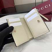 Fortok Gucci Wallet Off-White 18 x 14 x 3 cm - 6