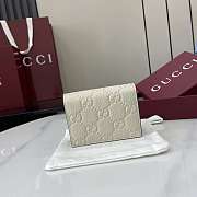 Fortok Gucci Wallet Off-White 11 x 8.5 x 3 cm - 1