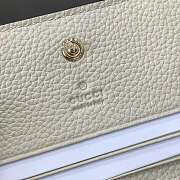 Fortok Gucci Wallet Off-White 11 x 8.5 x 3 cm - 3