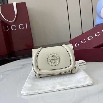 Fortok Gucci Blondie Mini Wallet Off-White 11 x 9 cm 