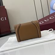 Fortok Gucci Blondie Mini Wallet Dark Brown 11 x 9 cm  - 5