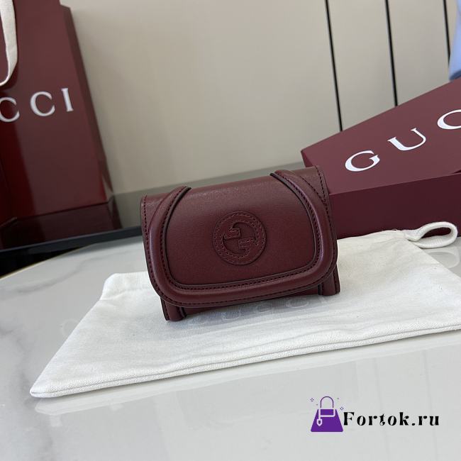 Fortok Gucci Blondie Mini Wallet Rouge 11 x 9 cm  - 1