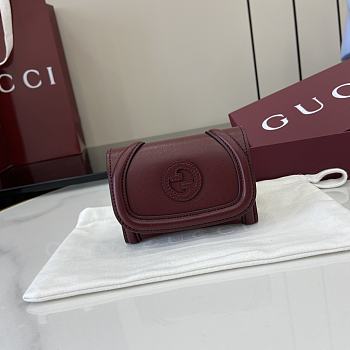 Fortok Gucci Blondie Mini Wallet Rouge 11 x 9 cm 
