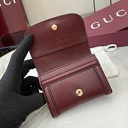 Fortok Gucci Blondie Mini Wallet Rouge 11 x 9 cm  - 4