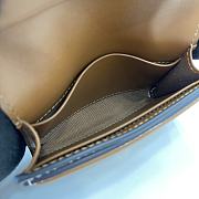 Fortok Gucci Blondie Mini Wallet Canvas Logo Brown 11 x 9 cm  - 4